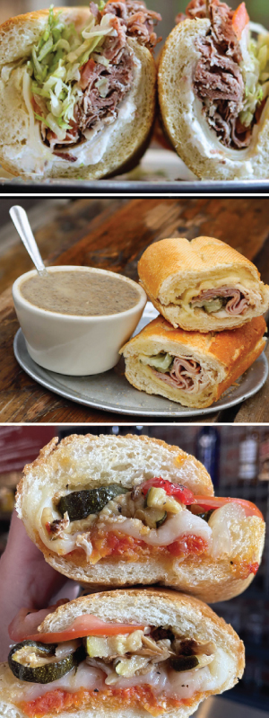 Soup and sandwich, veggie sub, meat sub Subculture Capital Hill Denver